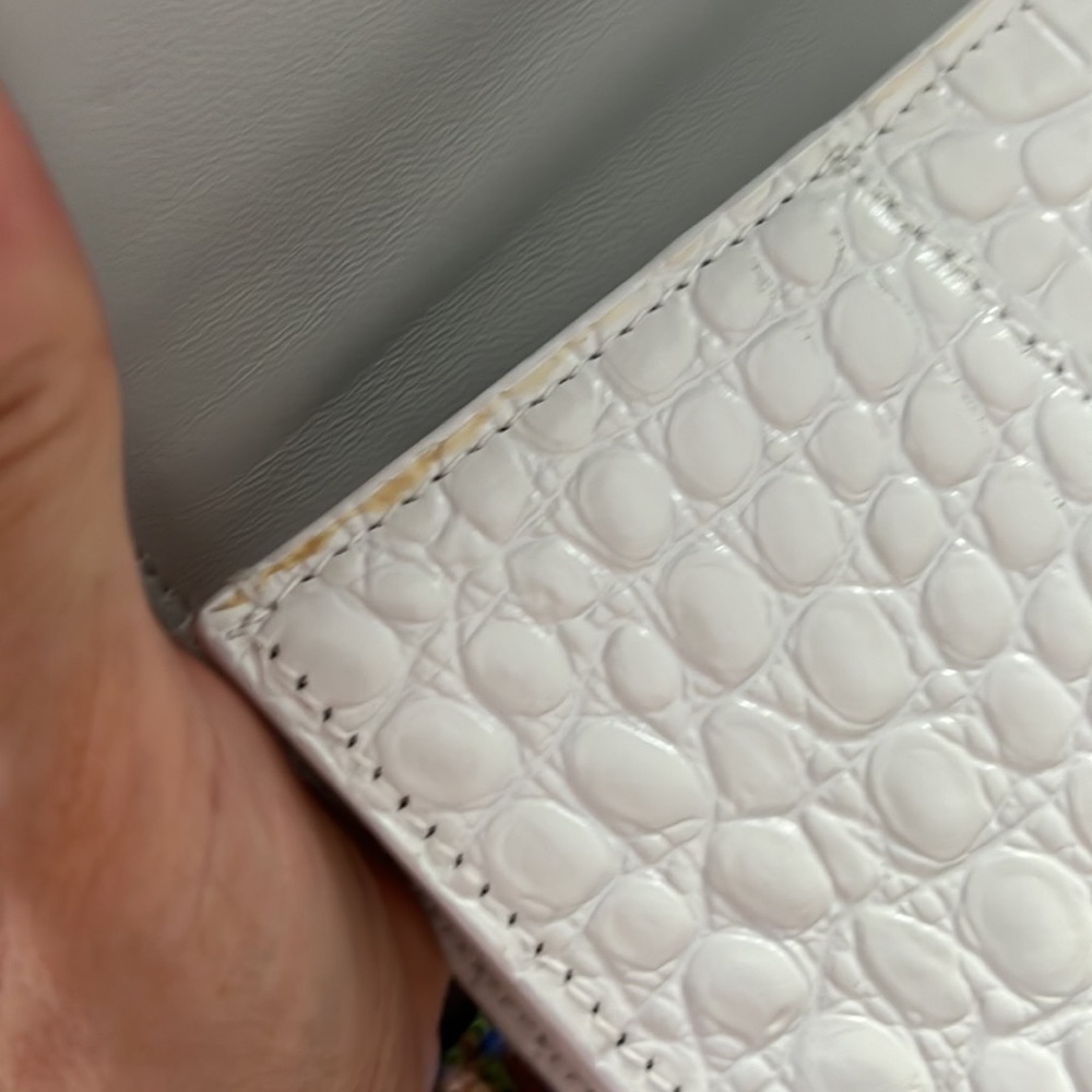 Balenciaga hourglass croc embossed white leather bag - Picture 7 of 7